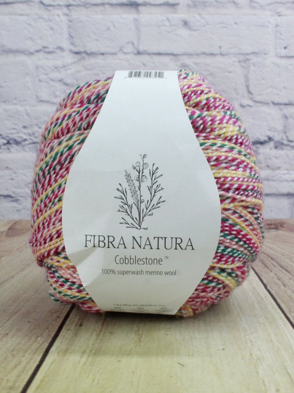Cobblestone Yarn by Fibra Natura Tulip 100% Superwash Merino Wool 7oz Size 4-6